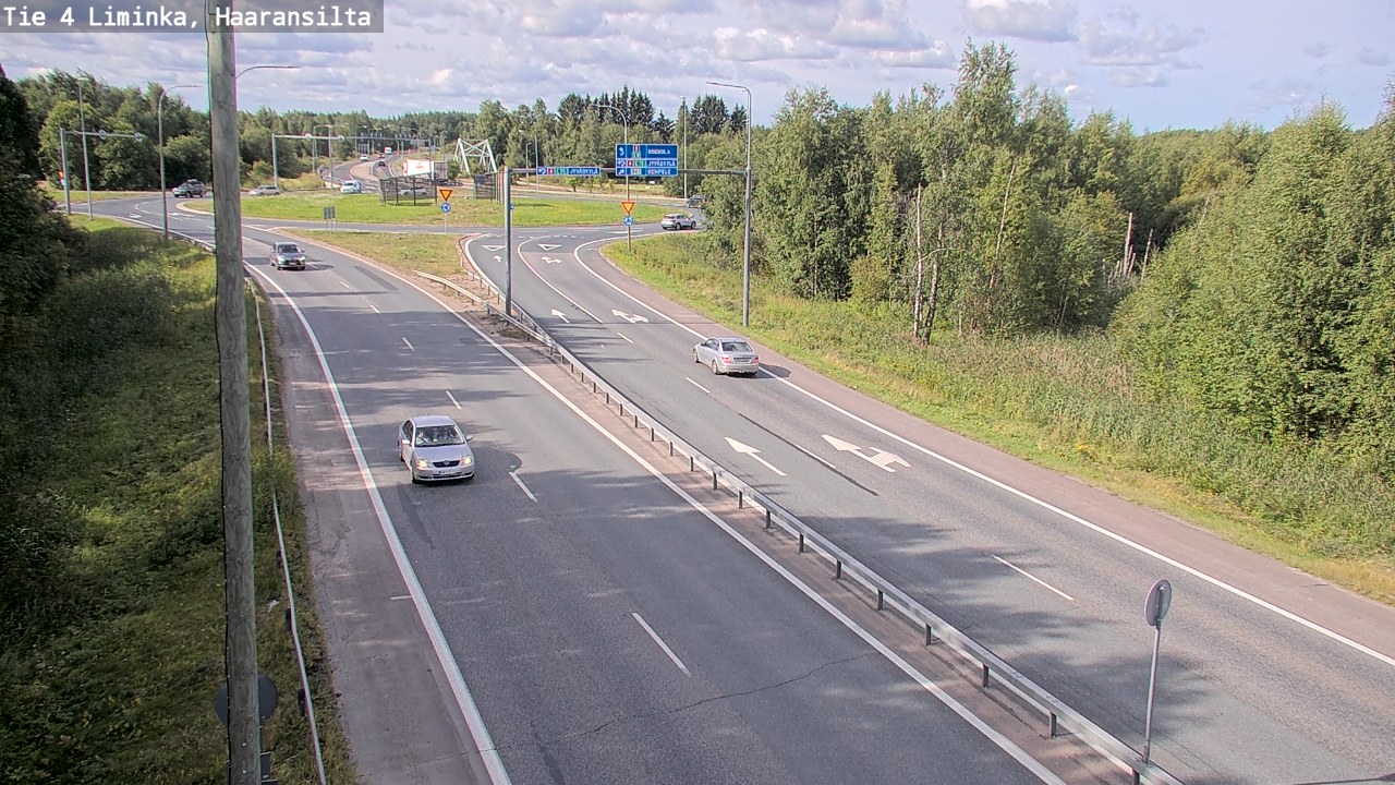Weather Camera Image Road 4 Liminka, Haaransilta, Liminka, Pohjois-Pohjanmaa