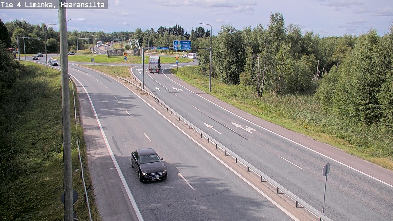 Weather Camera Image Road 4 Liminka, Haaransilta, Liminka, Pohjois-Pohjanmaa