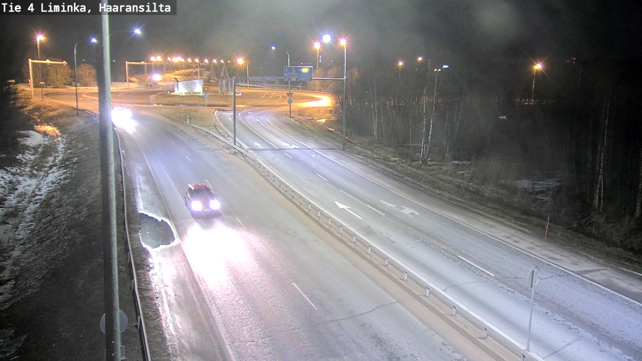 Weather Camera Image Väg 4 Limingo, Haaransilta, Liminka, Pohjois-Pohjanmaa
