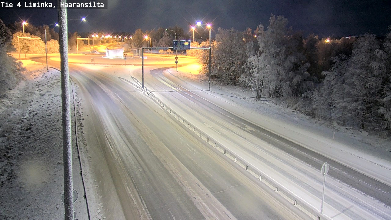 Weather Camera Image Road 4 Liminka, Haaransilta, Liminka, Pohjois-Pohjanmaa