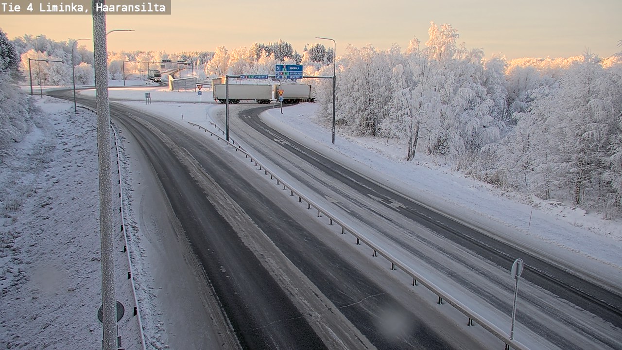 Weather Camera Image Road 4 Liminka, Haaransilta, Liminka, Pohjois-Pohjanmaa