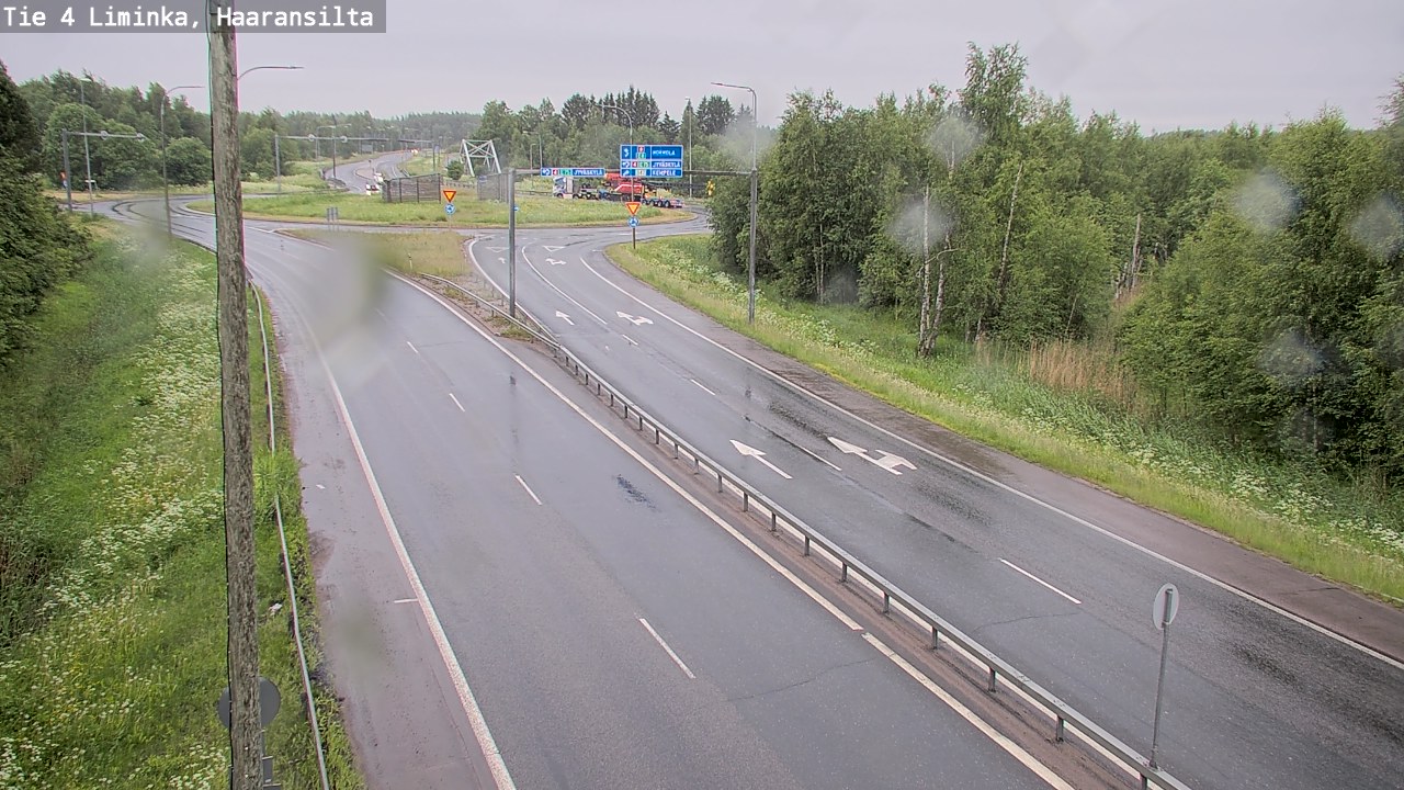 Kelikamerat Kuva Tie 4 Liminka, Haaransilta, Liminka, Pohjois-Pohjanmaa