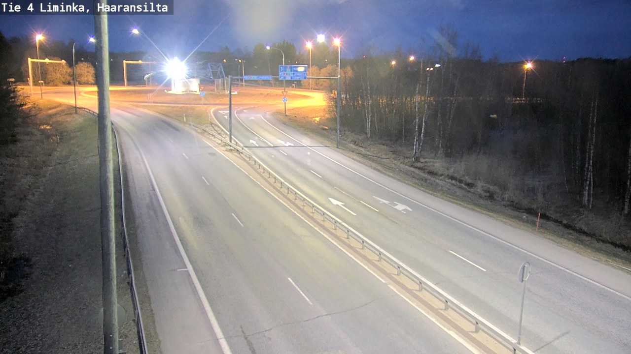 Weather Camera Image Road 4 Liminka, Haaransilta, Liminka, Pohjois-Pohjanmaa