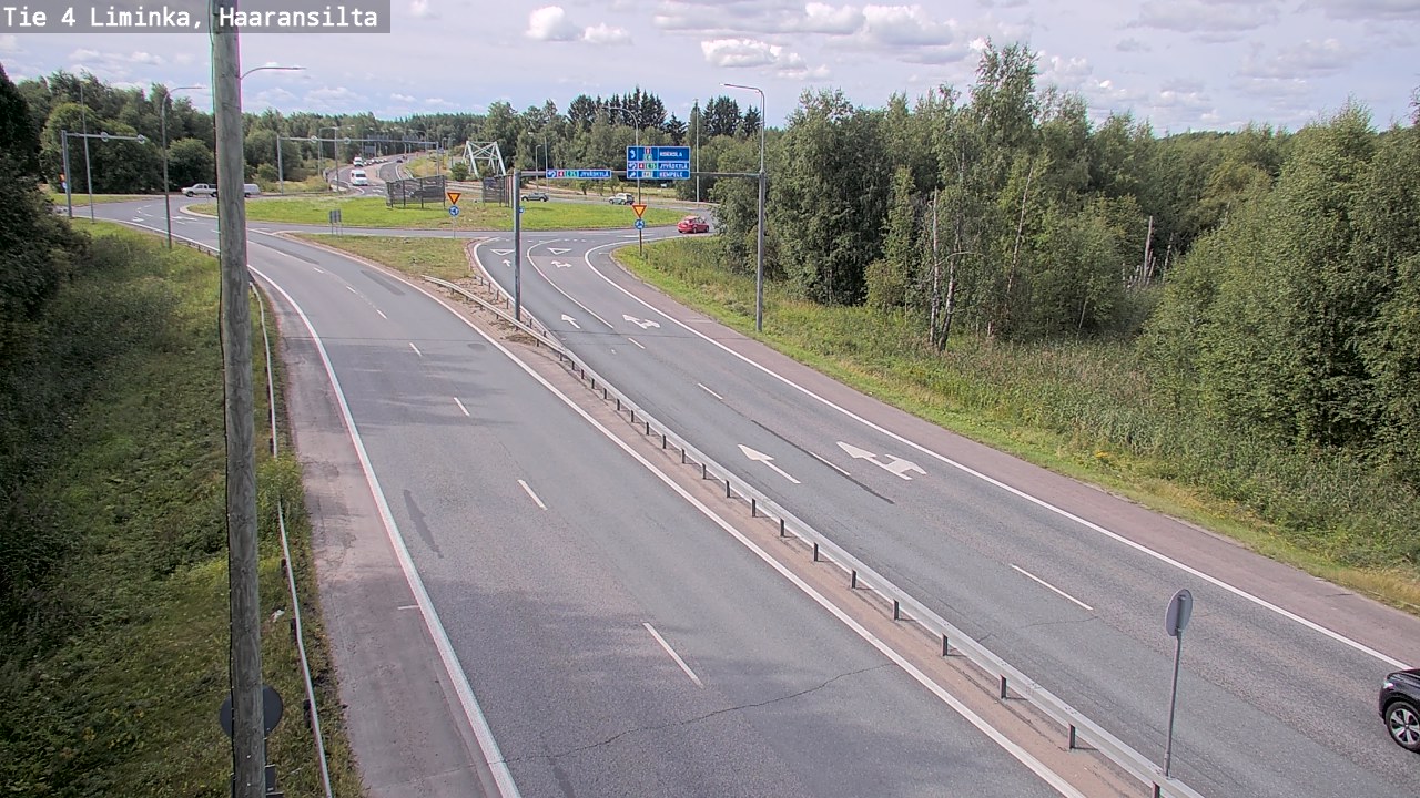 Weather Camera Image Road 4 Liminka, Haaransilta, Liminka, Pohjois-Pohjanmaa