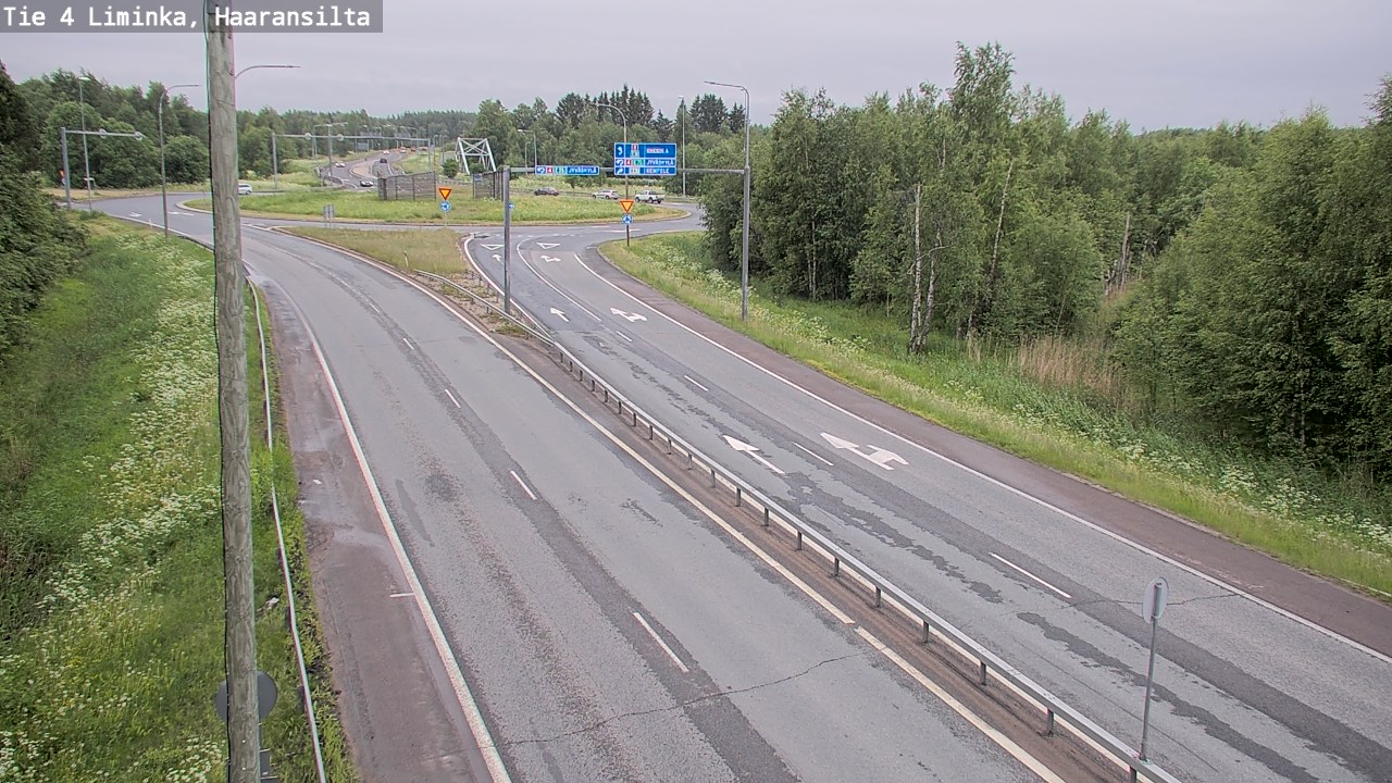 Kelikamerat Kuva Tie 4 Liminka, Haaransilta, Liminka, Pohjois-Pohjanmaa