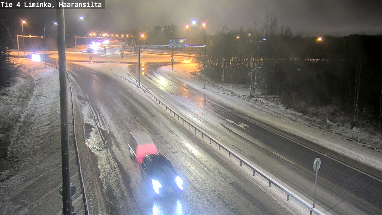 Weather Camera Image Road 4 Liminka, Haaransilta, Liminka, Pohjois-Pohjanmaa