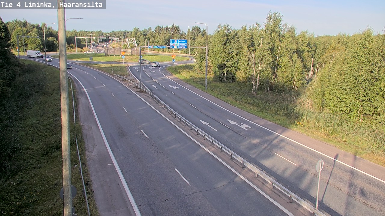 Weather Camera Image Väg 4 Limingo, Haaransilta, Liminka, Pohjois-Pohjanmaa