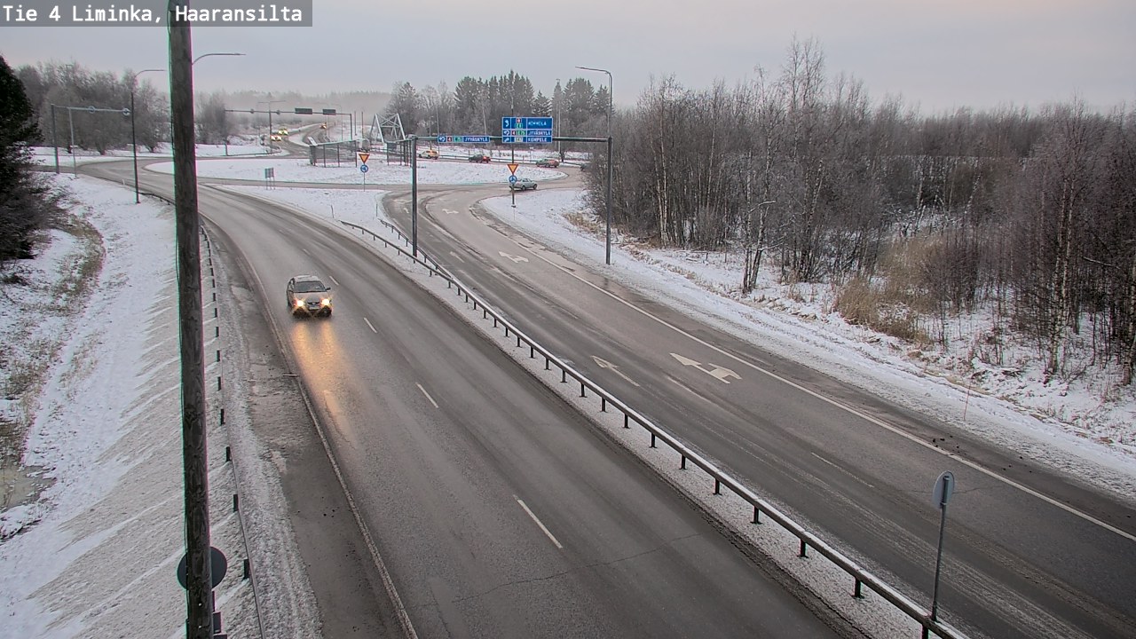 Weather Camera Image Road 4 Liminka, Haaransilta, Liminka, Pohjois-Pohjanmaa
