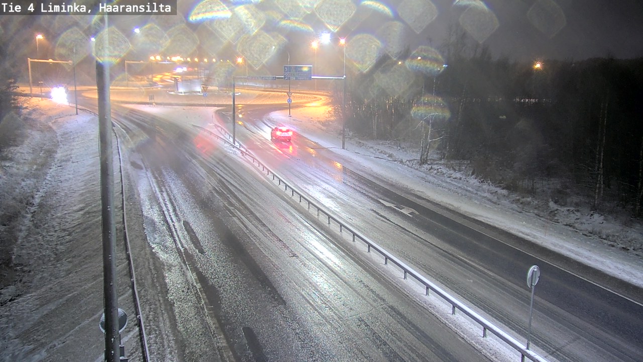 Weather Camera Image Road 4 Liminka, Haaransilta, Liminka, Pohjois-Pohjanmaa
