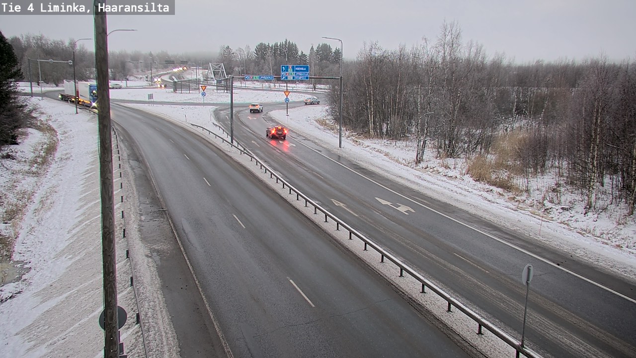 Weather Camera Image Road 4 Liminka, Haaransilta, Liminka, Pohjois-Pohjanmaa