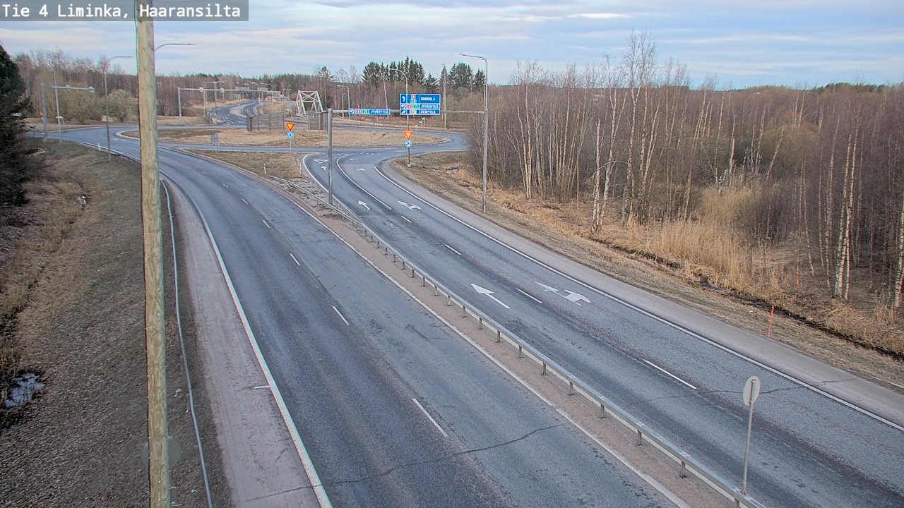 Kelikamerat Kuva Tie 4 Liminka, Haaransilta, Liminka, Pohjois-Pohjanmaa