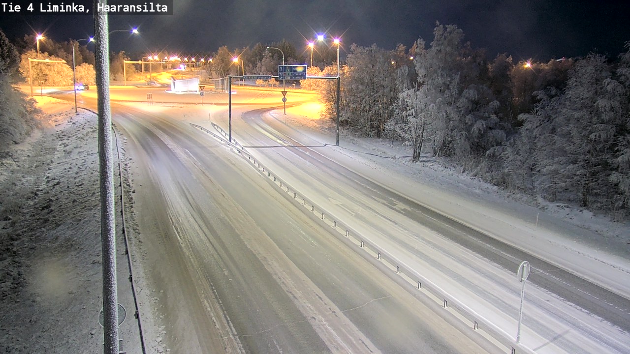 Weather Camera Image Road 4 Liminka, Haaransilta, Liminka, Pohjois-Pohjanmaa