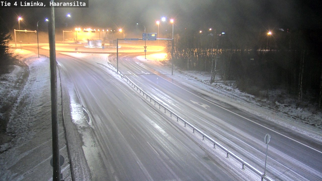 Weather Camera Image Road 4 Liminka, Haaransilta, Liminka, Pohjois-Pohjanmaa