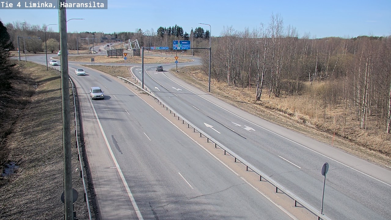 Kelikamerat Kuva Tie 4 Liminka, Haaransilta, Liminka, Pohjois-Pohjanmaa