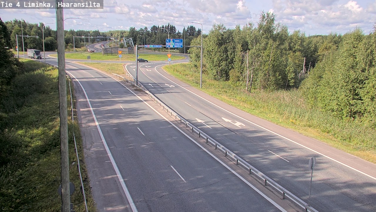 Weather Camera Image Road 4 Liminka, Haaransilta, Liminka, Pohjois-Pohjanmaa