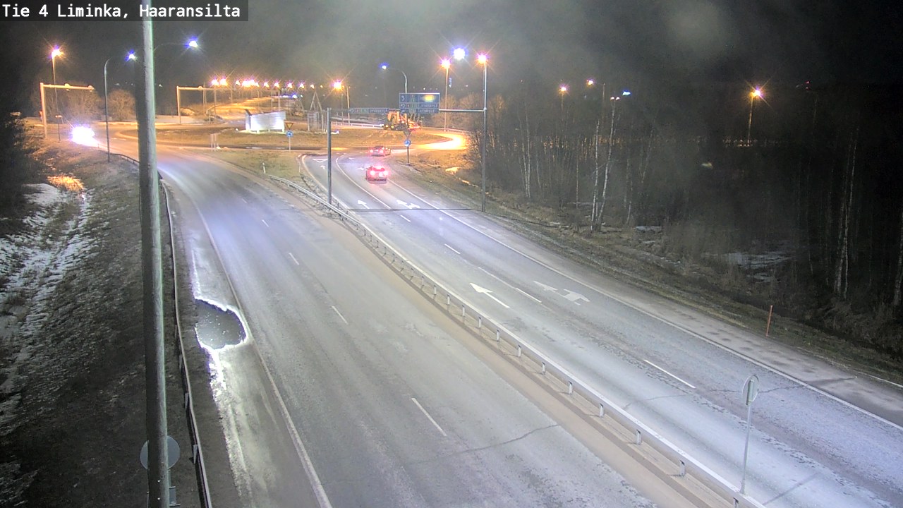Weather Camera Image Väg 4 Limingo, Haaransilta, Liminka, Pohjois-Pohjanmaa