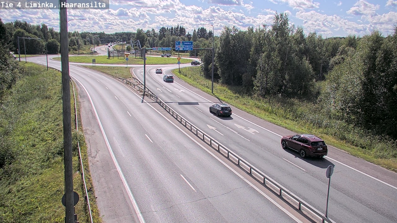 Kelikamerat Kuva Tie 4 Liminka, Haaransilta, Liminka, Pohjois-Pohjanmaa