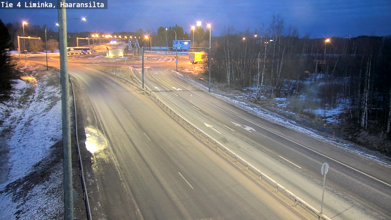 Kelikamerat Kuva Tie 4 Liminka, Haaransilta, Liminka, Pohjois-Pohjanmaa