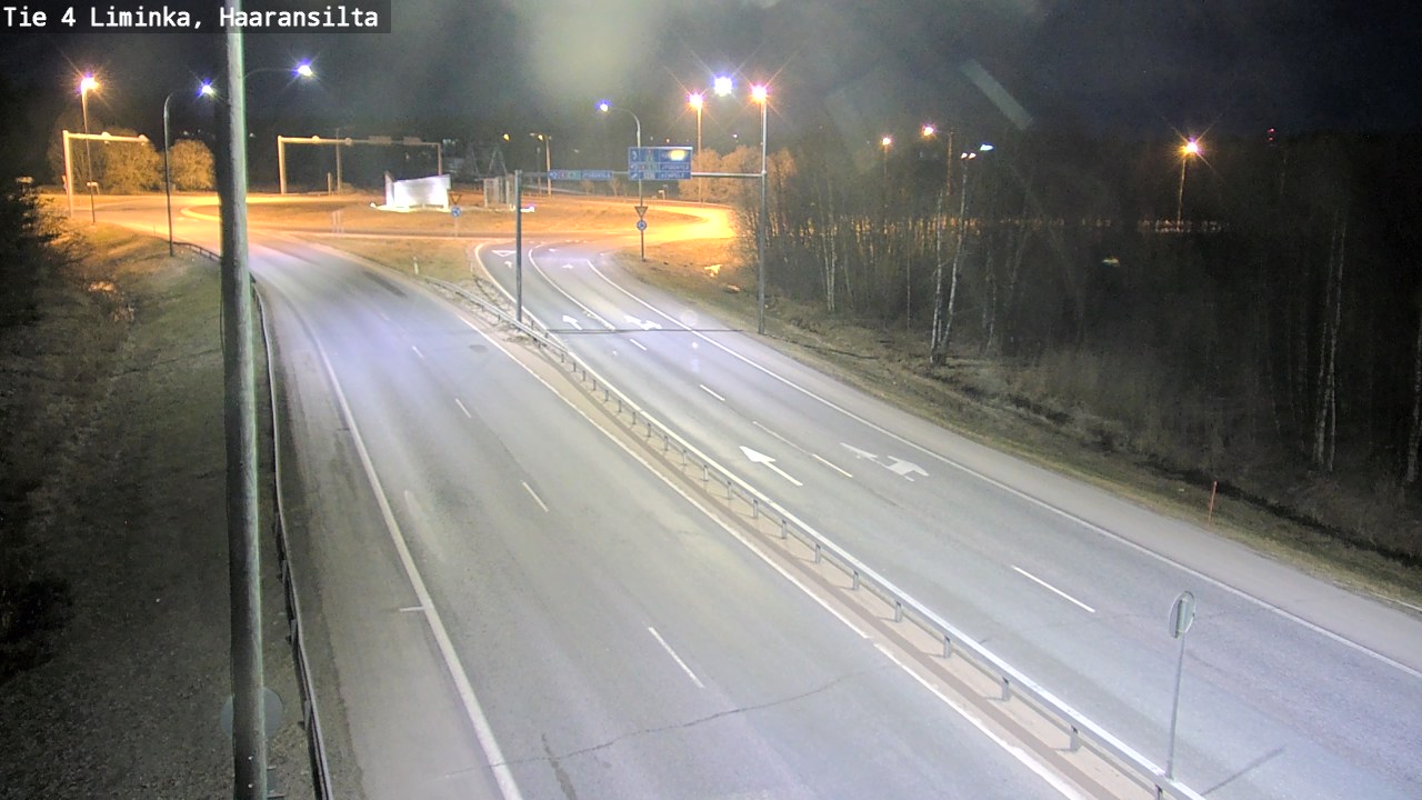 Weather Camera Image Road 4 Liminka, Haaransilta, Liminka, Pohjois-Pohjanmaa