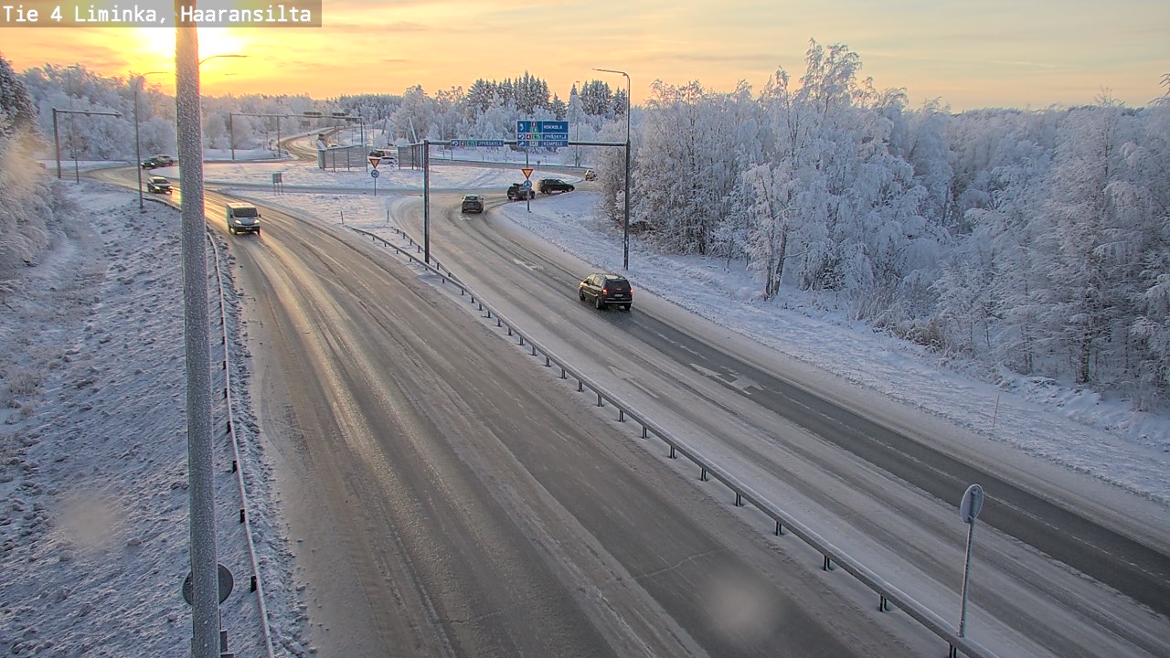 Weather Camera Image Road 4 Liminka, Haaransilta, Liminka, Pohjois-Pohjanmaa