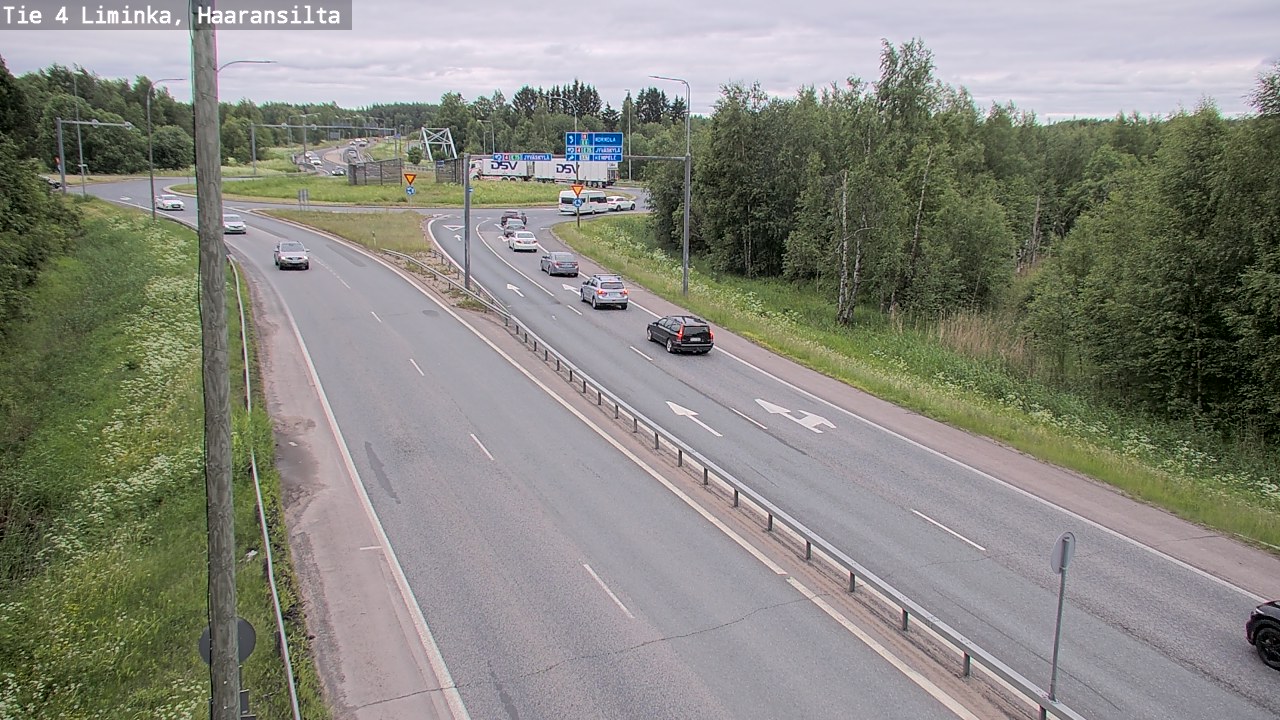 Weather Camera Image Väg 4 Limingo, Haaransilta, Liminka, Pohjois-Pohjanmaa