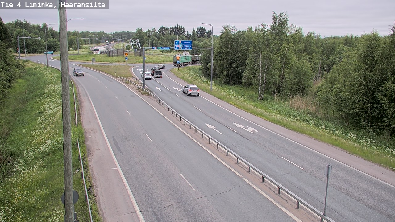 Kelikamerat Kuva Tie 4 Liminka, Haaransilta, Liminka, Pohjois-Pohjanmaa