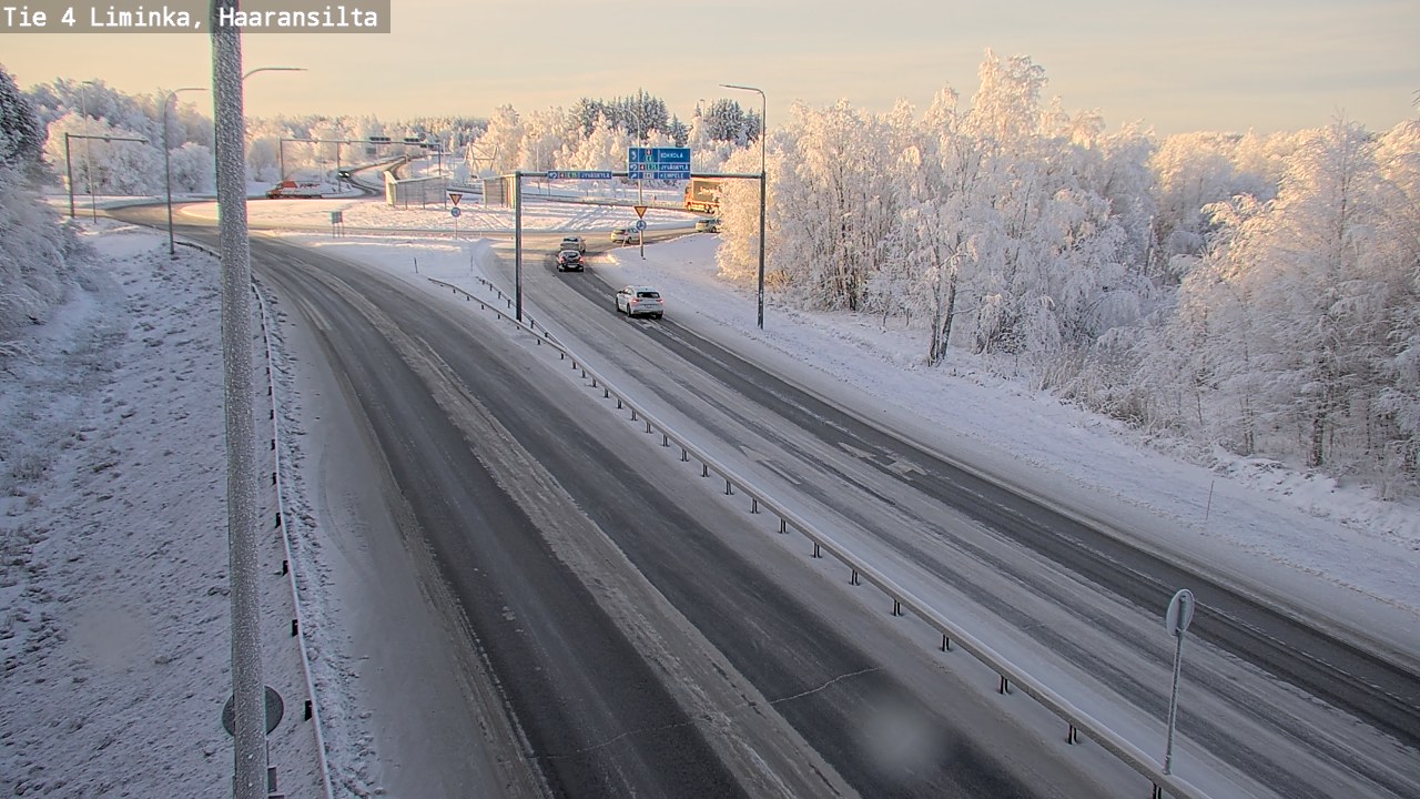 Weather Camera Image Road 4 Liminka, Haaransilta, Liminka, Pohjois-Pohjanmaa