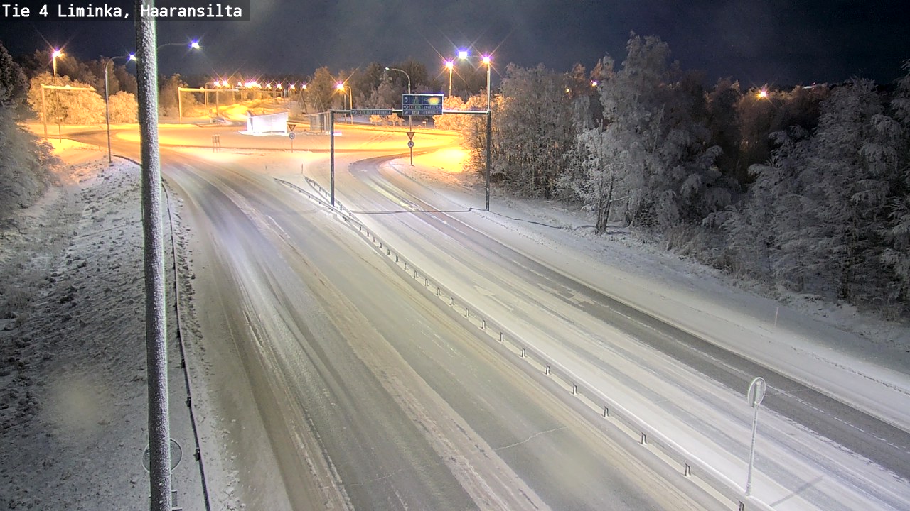 Weather Camera Image Road 4 Liminka, Haaransilta, Liminka, Pohjois-Pohjanmaa