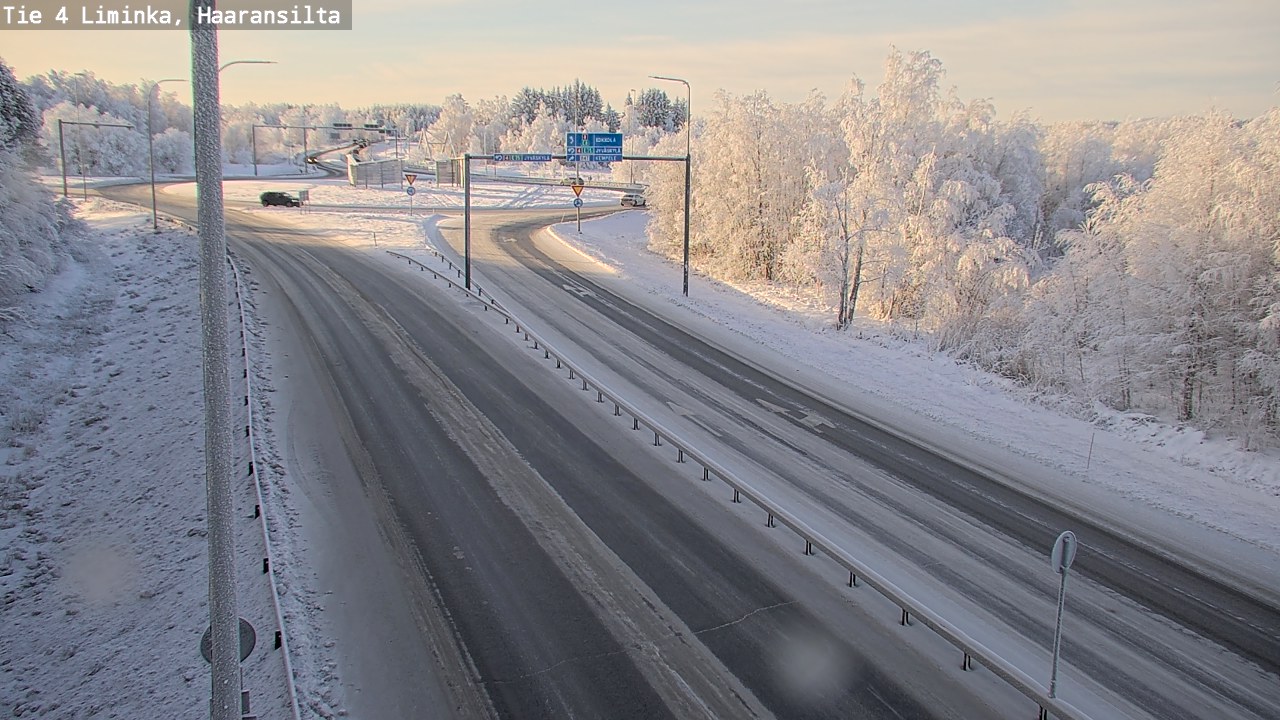 Weather Camera Image Road 4 Liminka, Haaransilta, Liminka, Pohjois-Pohjanmaa
