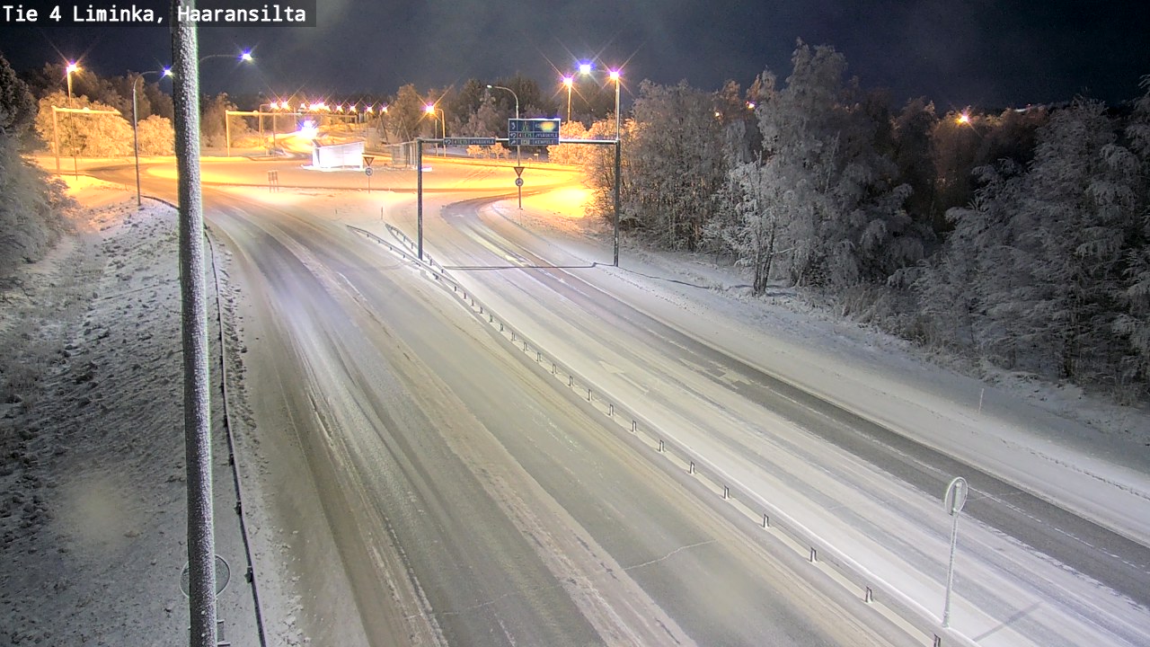 Weather Camera Image Road 4 Liminka, Haaransilta, Liminka, Pohjois-Pohjanmaa
