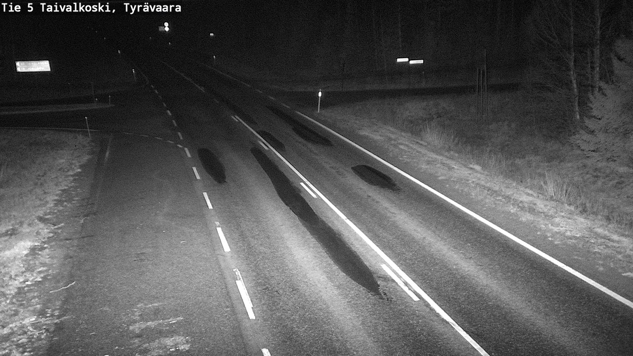 Kelikamerat Kuva Tie 5 Taivalkoski, Tyrävaara, Taivalkoski, Pohjois-Pohjanmaa