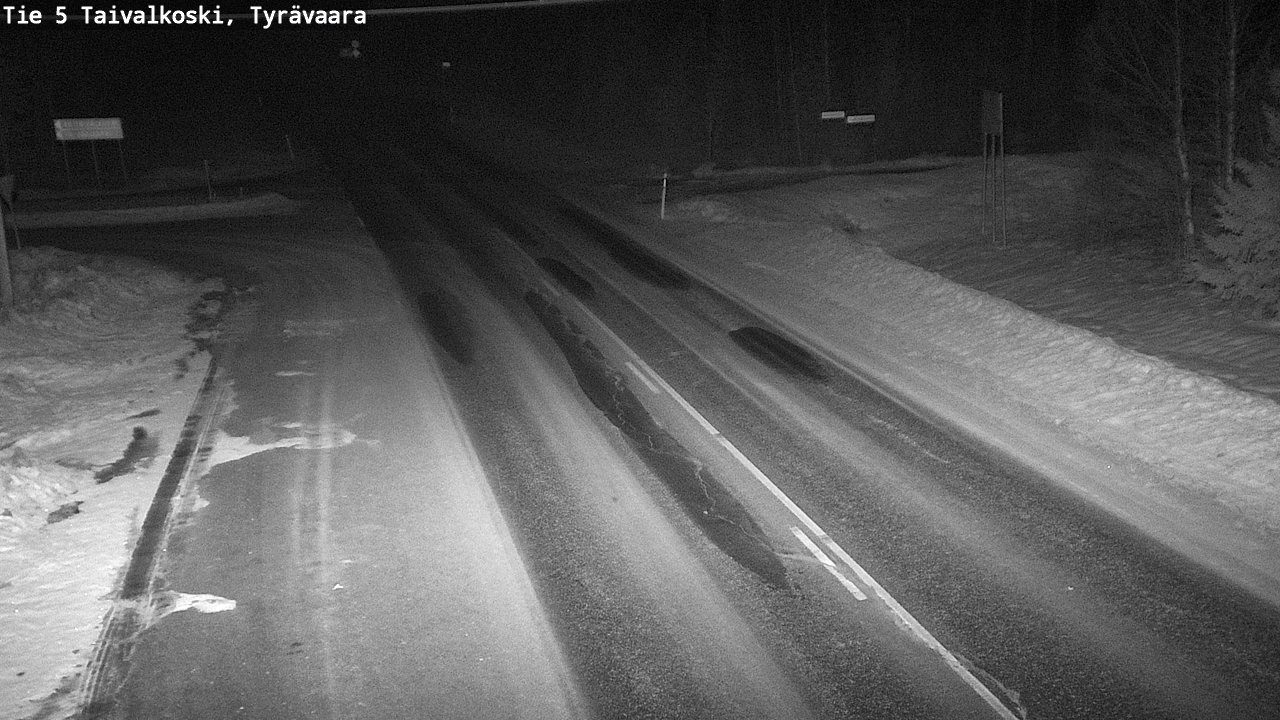 Kelikamerat Kuva Tie 5 Taivalkoski, Tyrävaara, Taivalkoski, Pohjois-Pohjanmaa