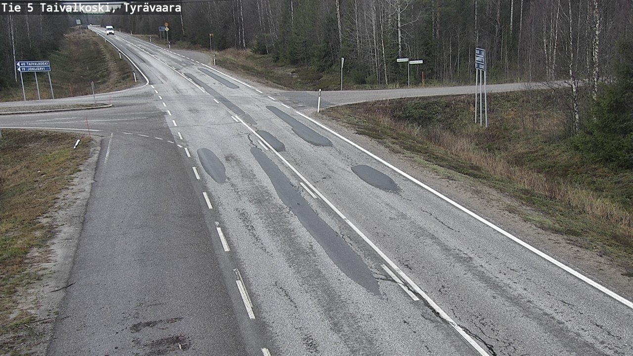 Kelikamerat Kuva Tie 5 Taivalkoski, Tyrävaara, Taivalkoski, Pohjois-Pohjanmaa