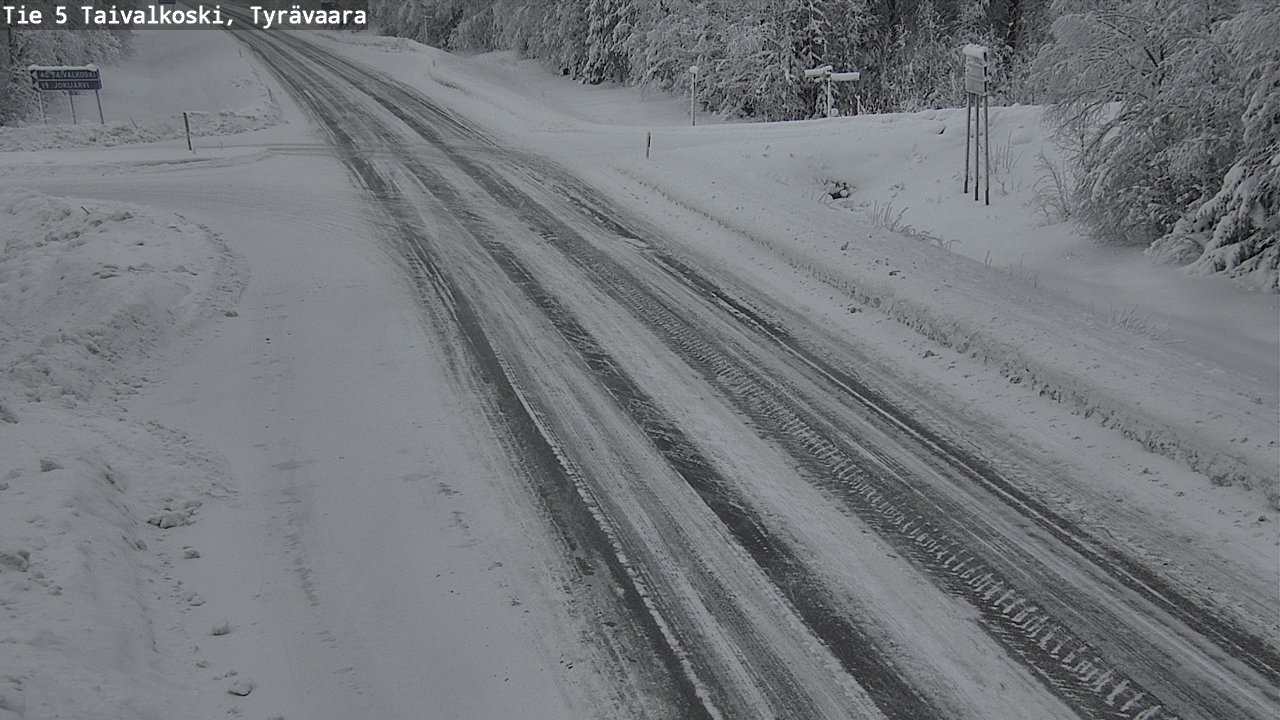 Kelikamerat Kuva Tie 5 Taivalkoski, Tyrävaara, Taivalkoski, Pohjois-Pohjanmaa