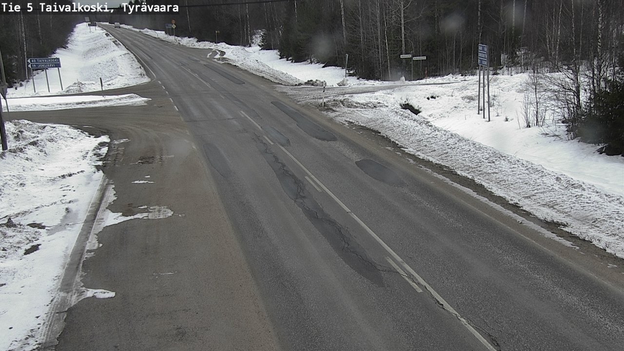 Kelikamerat Kuva Tie 5 Taivalkoski, Tyrävaara, Taivalkoski, Pohjois-Pohjanmaa