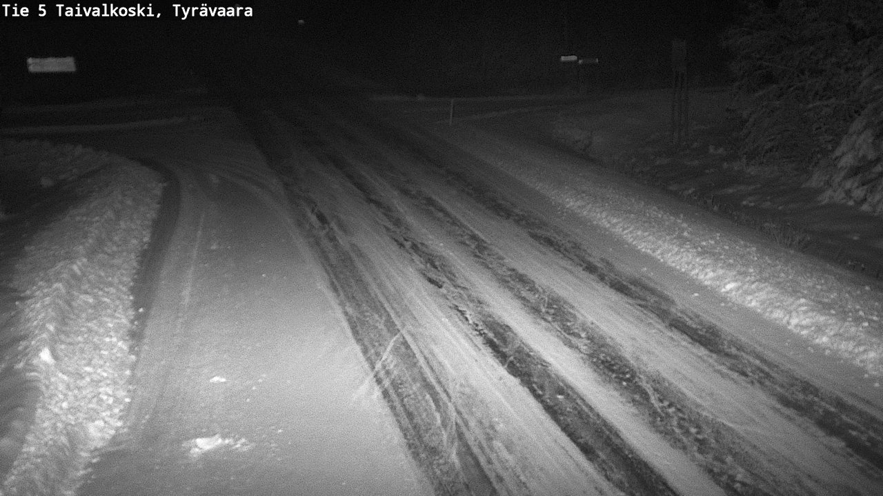 Weather Camera Image Väg 5 Taivalkoski, Tyrävaara, Taivalkoski, Pohjois-Pohjanmaa