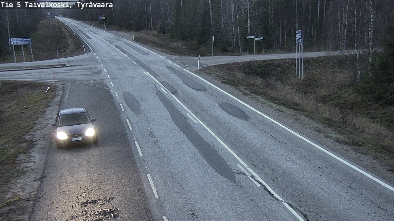 Kelikamerat Kuva Tie 5 Taivalkoski, Tyrävaara, Taivalkoski, Pohjois-Pohjanmaa