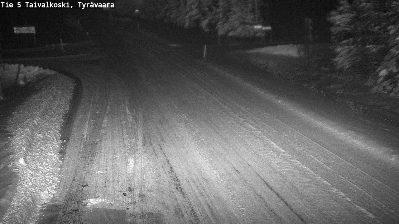 Weather Camera Image Road 5 Taivalkoski, Tyrävaara, Taivalkoski, Pohjois-Pohjanmaa