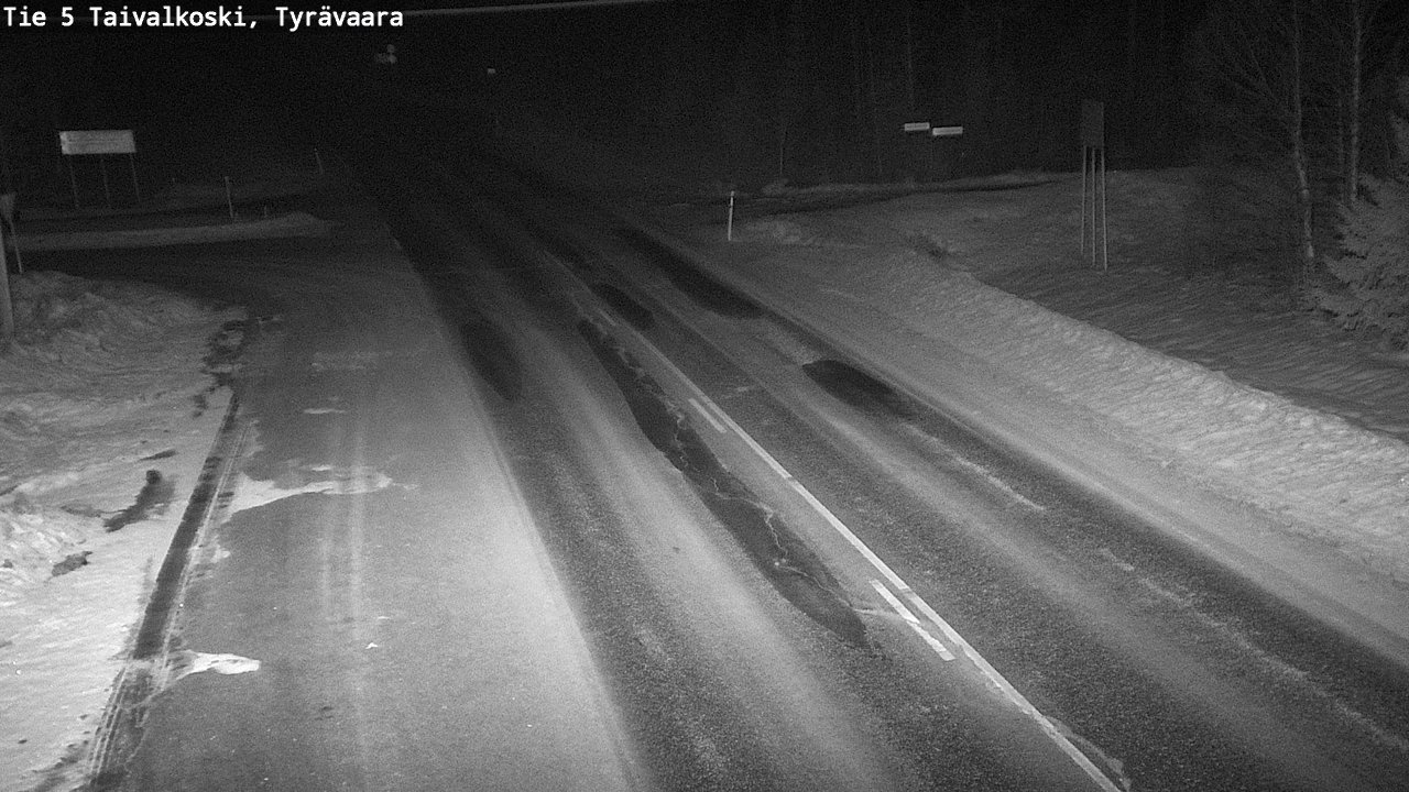 Kelikamerat Kuva Tie 5 Taivalkoski, Tyrävaara, Taivalkoski, Pohjois-Pohjanmaa