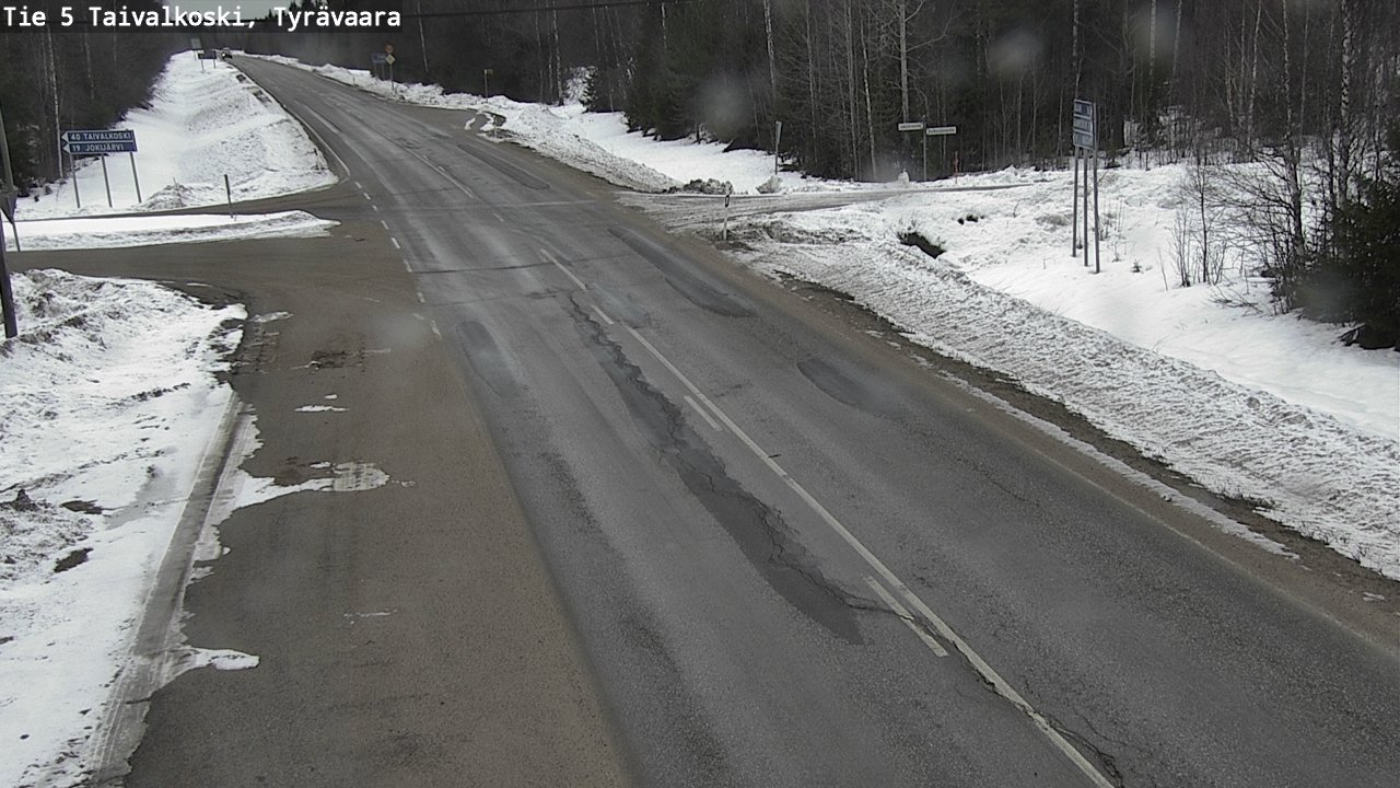 Kelikamerat Kuva Tie 5 Taivalkoski, Tyrävaara, Taivalkoski, Pohjois-Pohjanmaa