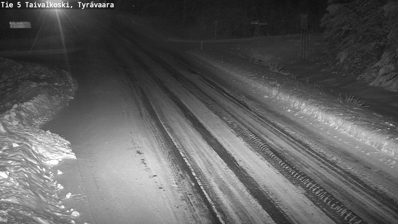 Kelikamerat Kuva Tie 5 Taivalkoski, Tyrävaara, Taivalkoski, Pohjois-Pohjanmaa