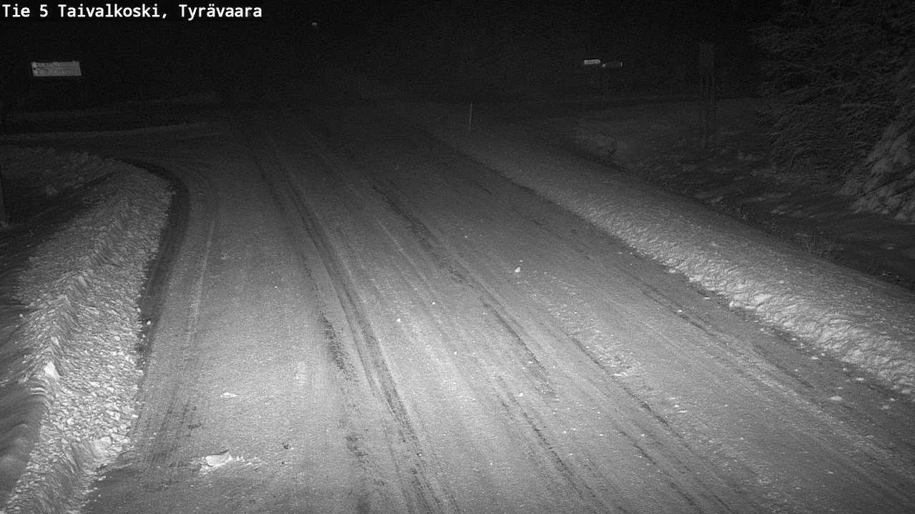 Weather Camera Image Road 5 Taivalkoski, Tyrävaara, Taivalkoski, Pohjois-Pohjanmaa