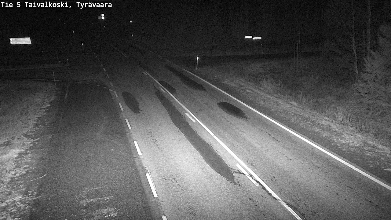 Kelikamerat Kuva Tie 5 Taivalkoski, Tyrävaara, Taivalkoski, Pohjois-Pohjanmaa