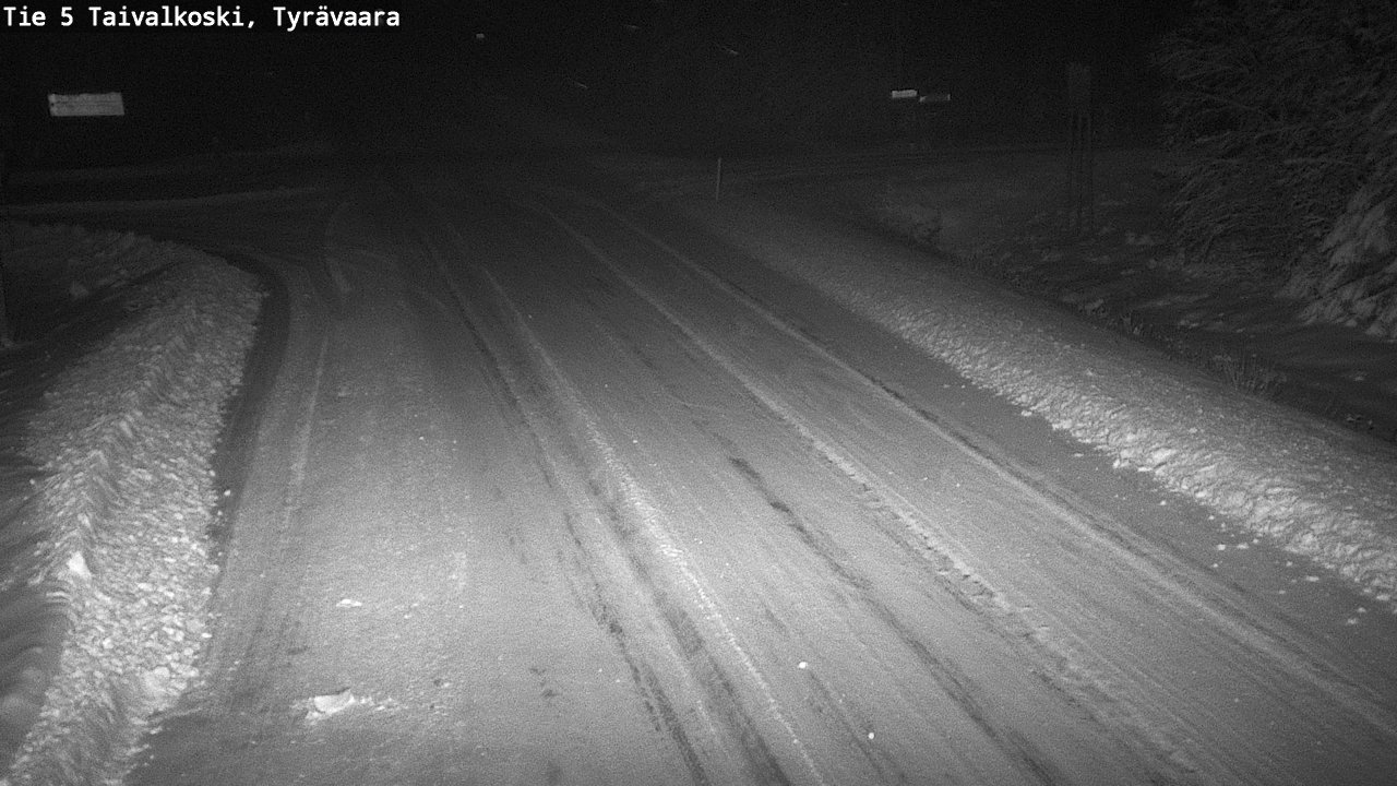 Weather Camera Image Road 5 Taivalkoski, Tyrävaara, Taivalkoski, Pohjois-Pohjanmaa