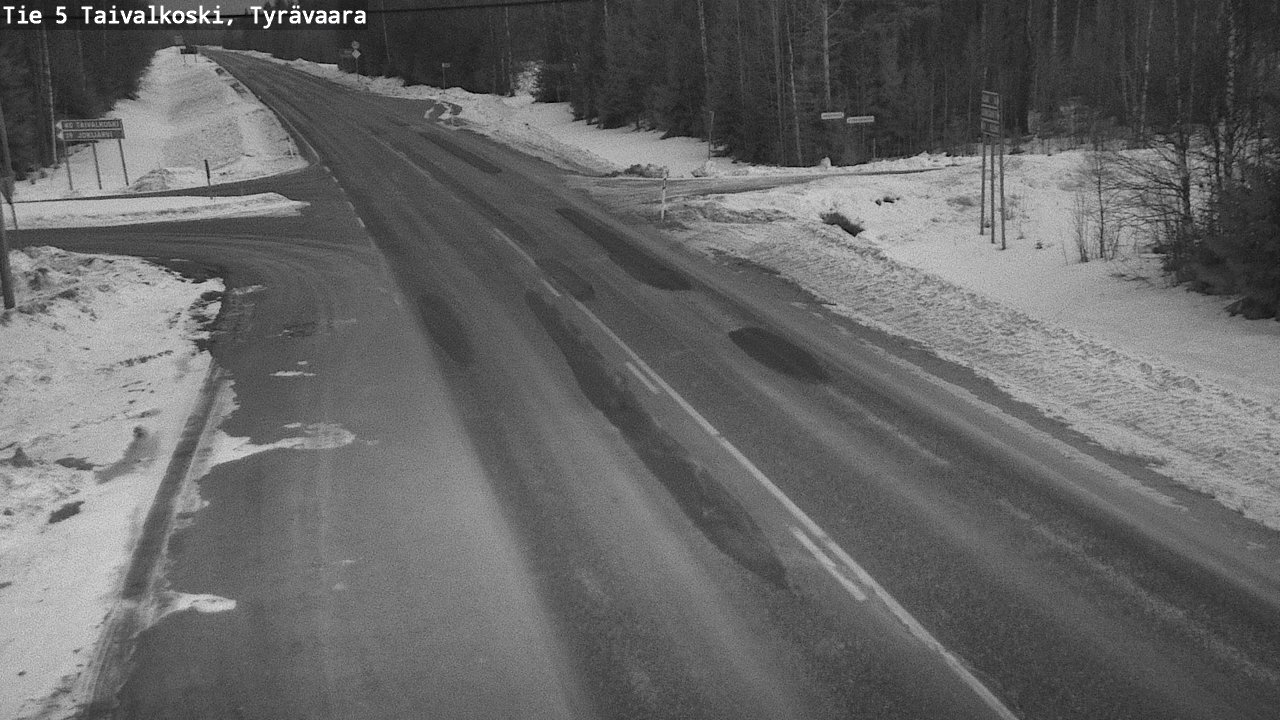 Kelikamerat Kuva Tie 5 Taivalkoski, Tyrävaara, Taivalkoski, Pohjois-Pohjanmaa