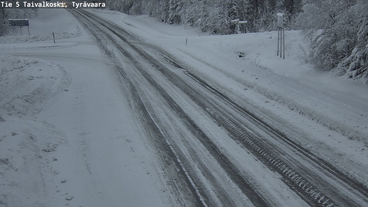 Kelikamerat Kuva Tie 5 Taivalkoski, Tyrävaara, Taivalkoski, Pohjois-Pohjanmaa