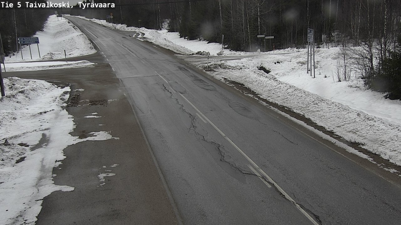 Kelikamerat Kuva Tie 5 Taivalkoski, Tyrävaara, Taivalkoski, Pohjois-Pohjanmaa