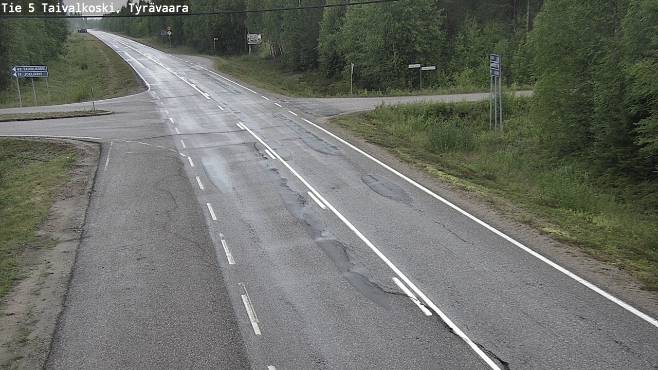 Kelikamerat Kuva Tie 5 Taivalkoski, Tyrävaara, Taivalkoski, Pohjois-Pohjanmaa