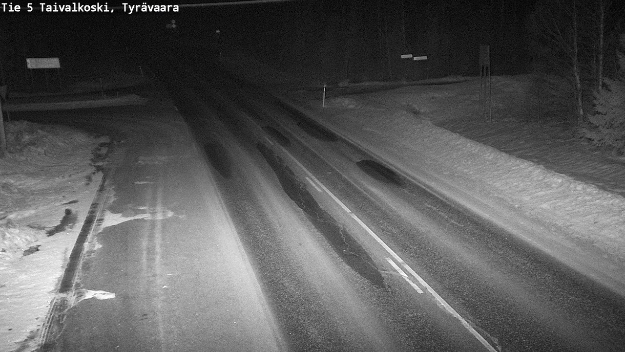 Kelikamerat Kuva Tie 5 Taivalkoski, Tyrävaara, Taivalkoski, Pohjois-Pohjanmaa