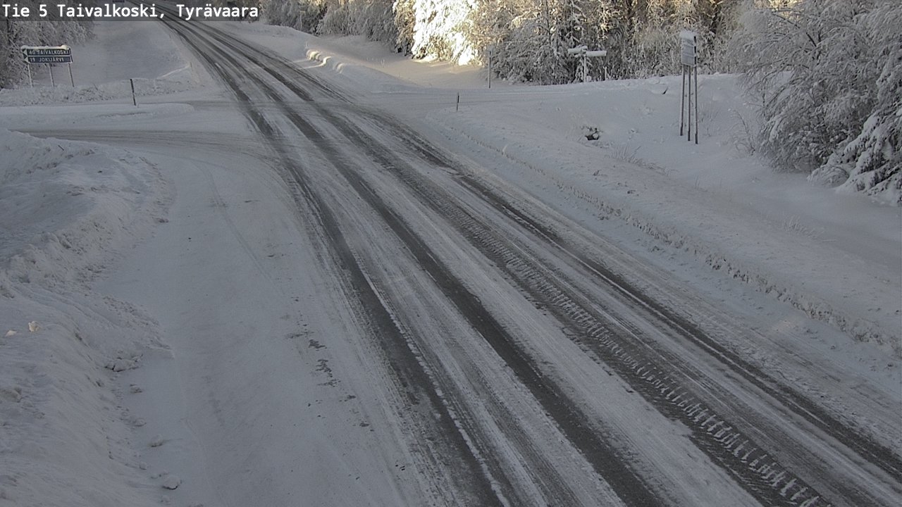 Kelikamerat Kuva Tie 5 Taivalkoski, Tyrävaara, Taivalkoski, Pohjois-Pohjanmaa
